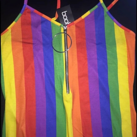 Boohoo Pride Bodycon Dress - Picture 2 of 4